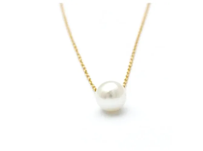 Autre Marque Collar Péndulo de Perla de Diamante Vendome Aoyama Dorado 