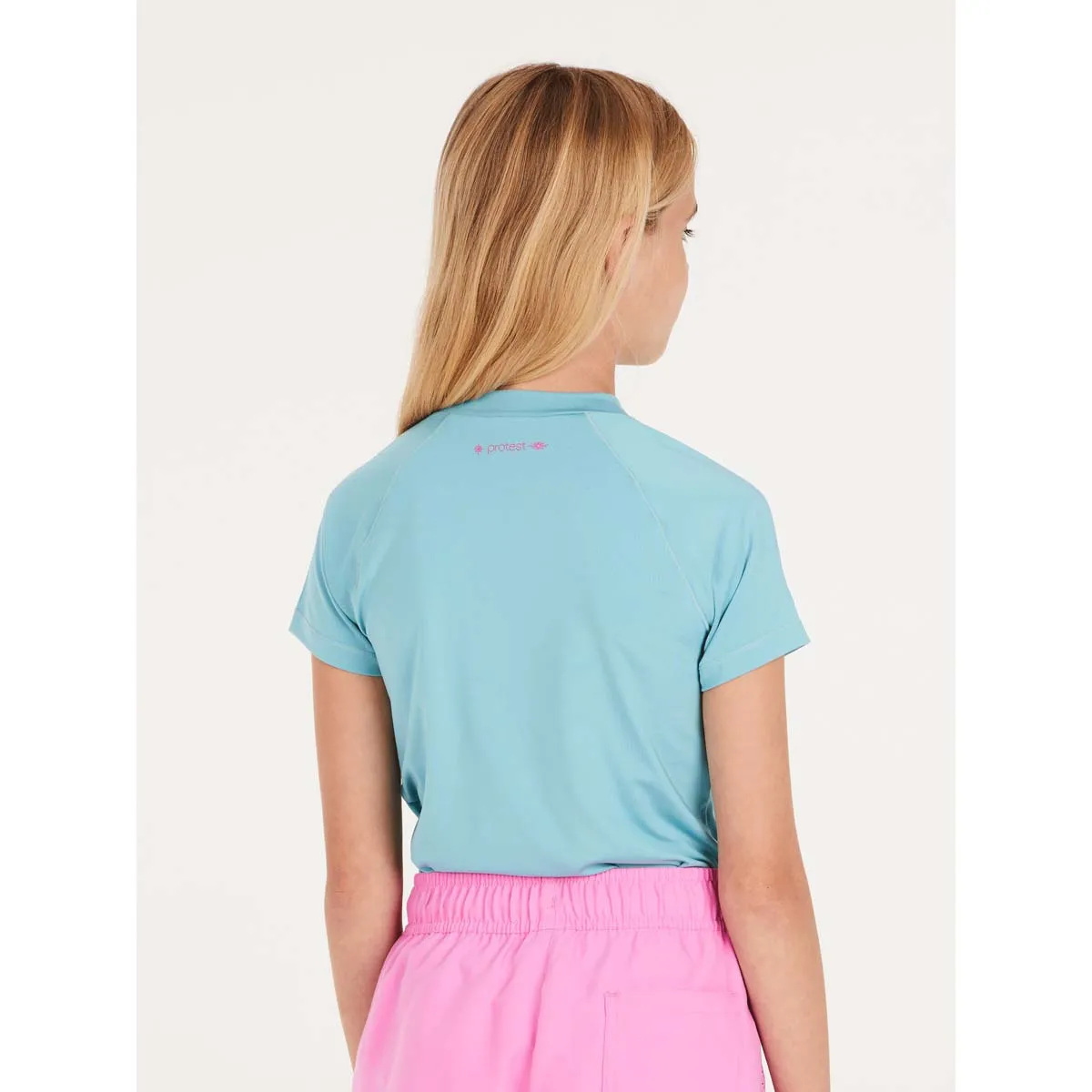 Bañador  Prtsenna Jr Surf T-Shirt Ss Protest Azul