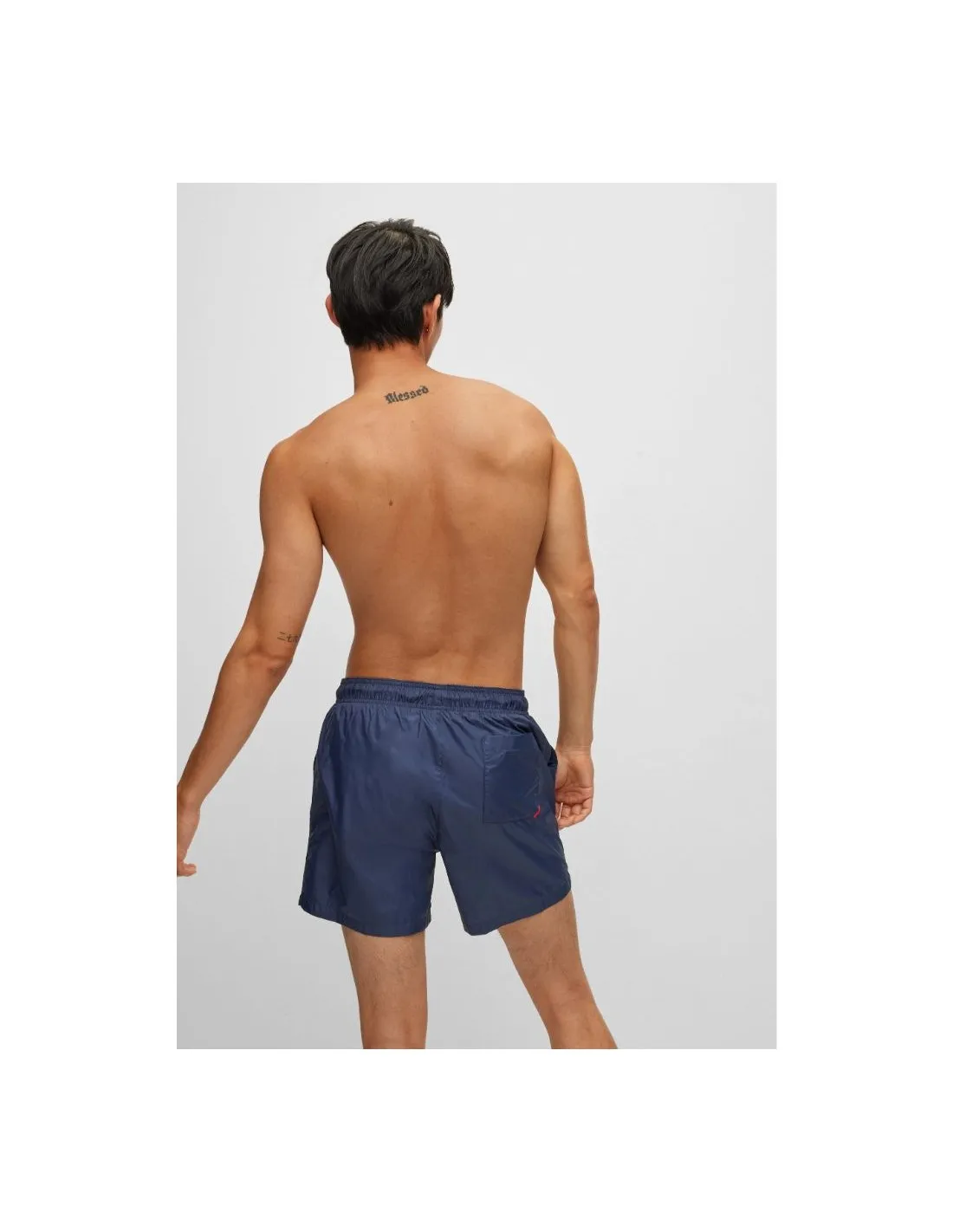 Bañador tipo shorts de secado rápido con logo de Hugo