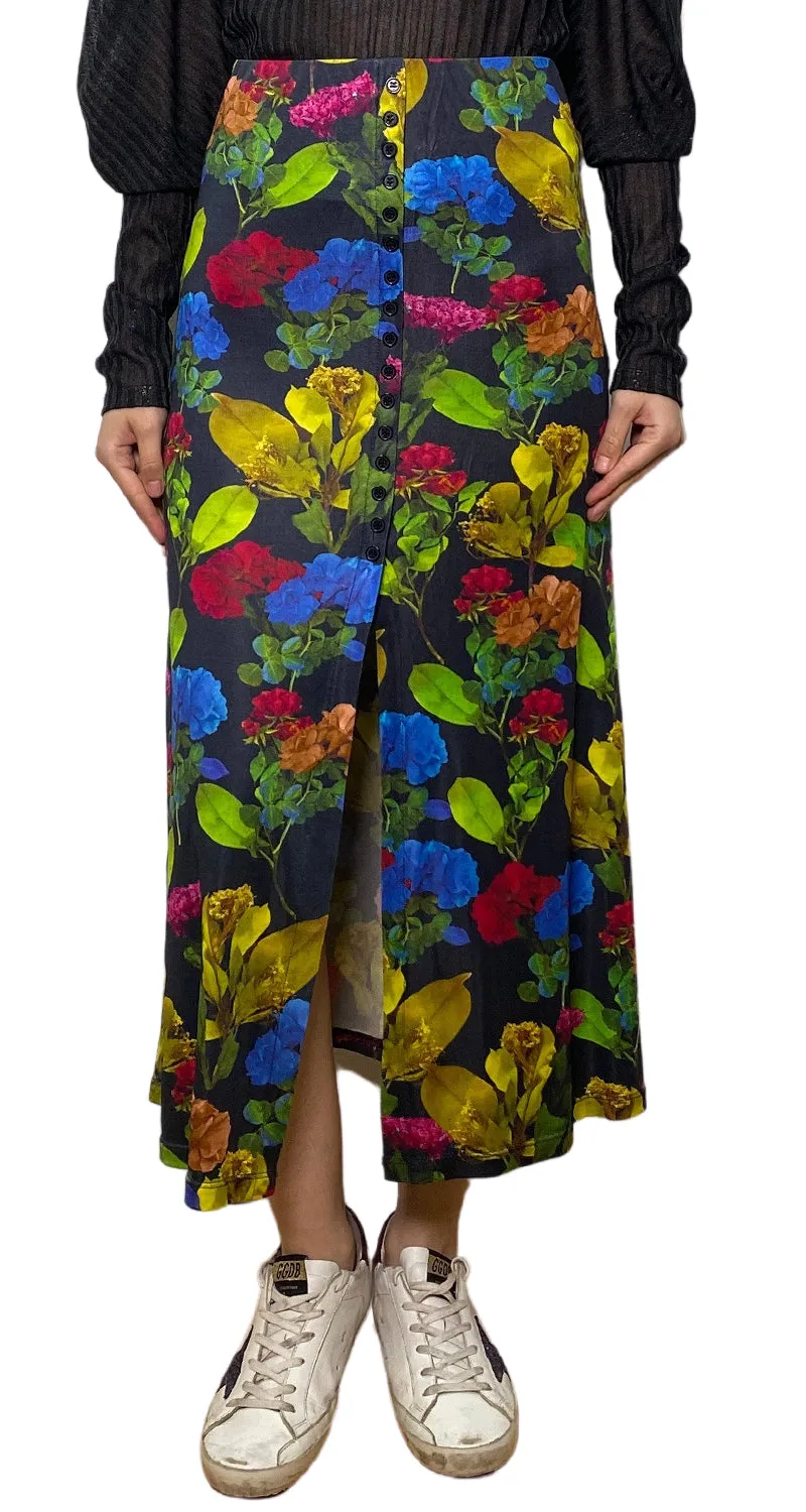BIMBA Y LOLA Falda Flores Multicolor