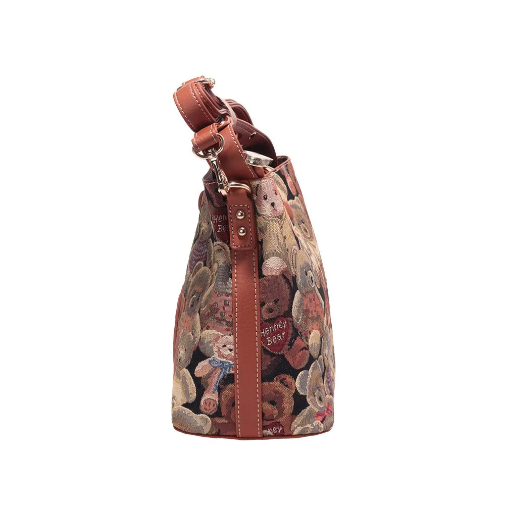 Bolso de Mano Tipo Satchel Osos Henney Bear H-357