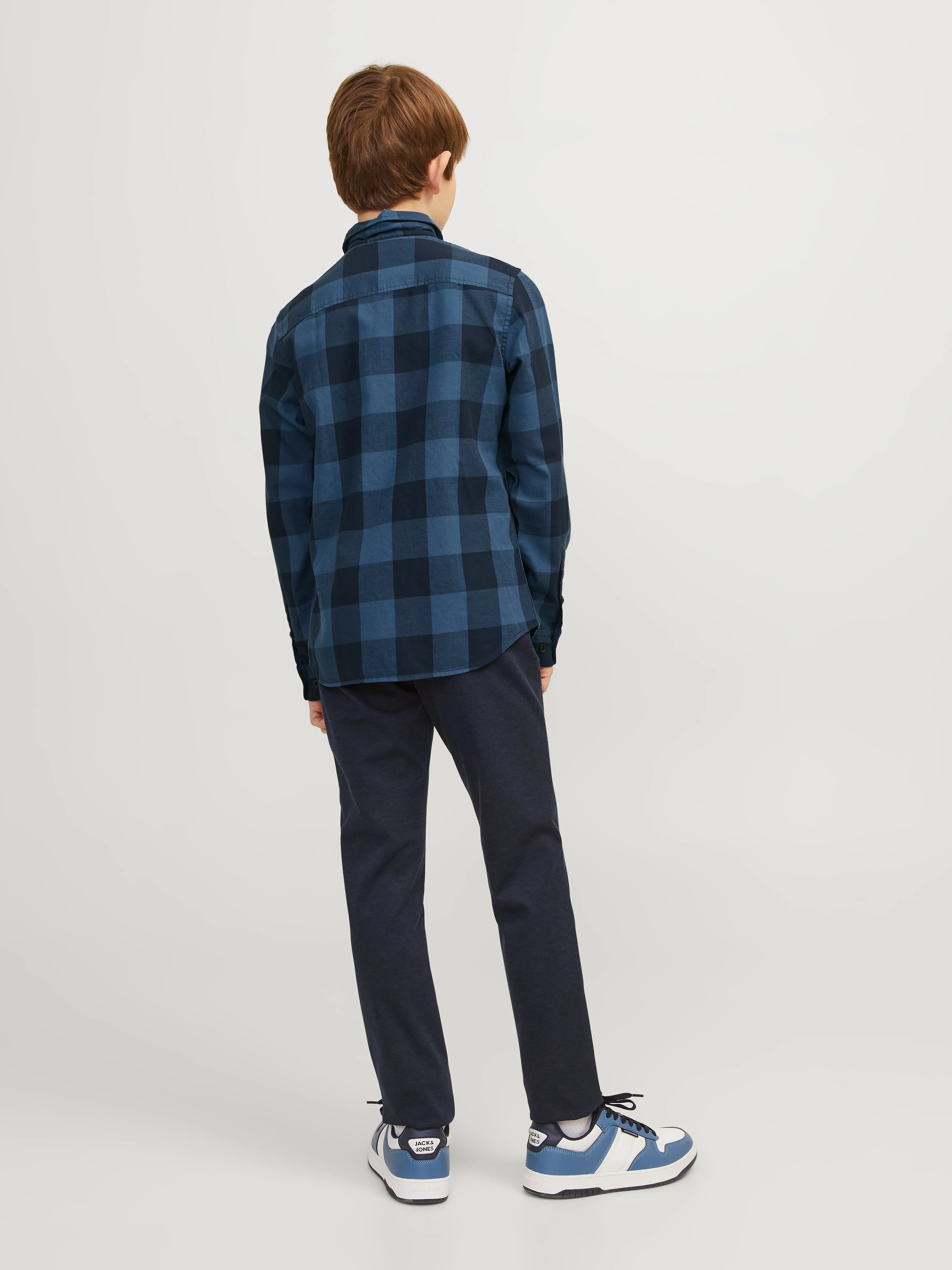 Camisa a cuadros Junior | Azul oscuro | Jack & Jones®