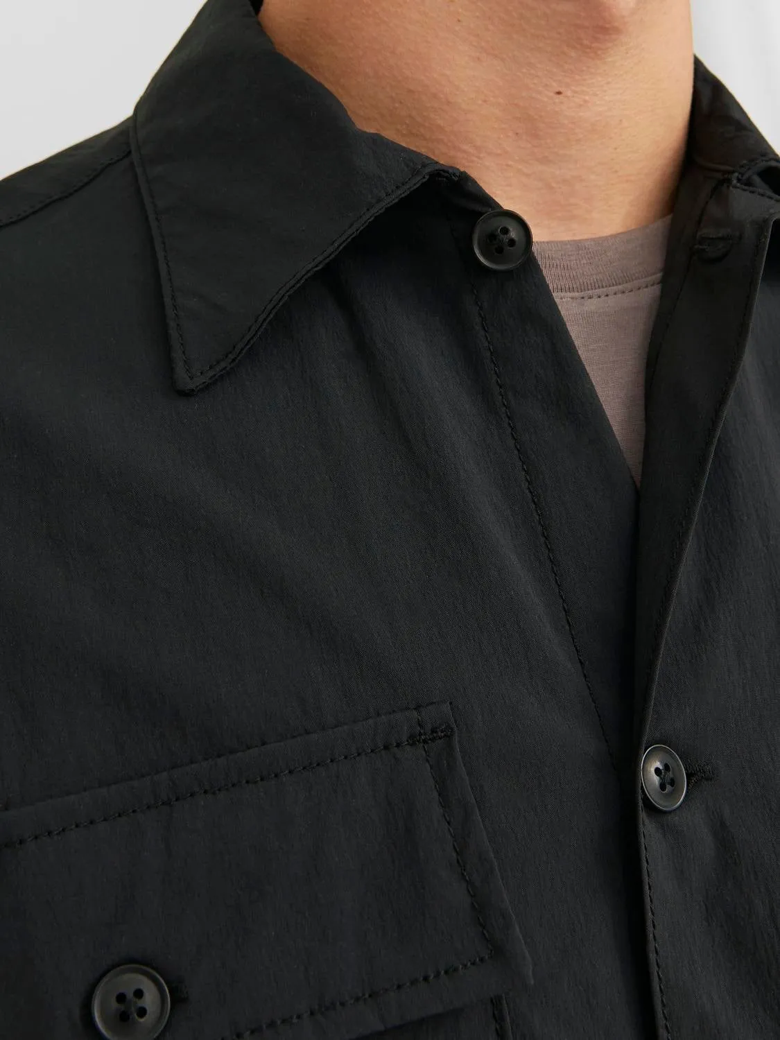 Camisa informal Corte regular | Negro | Jack & Jones®