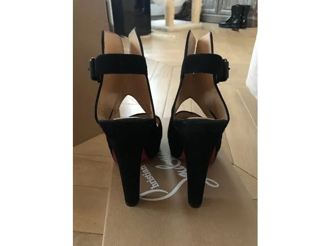 Christian Louboutin Sandalias Negro 