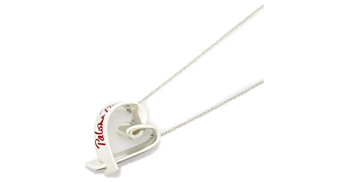 Collar Corazón Amoroso de Tiffany & Co. Plata 