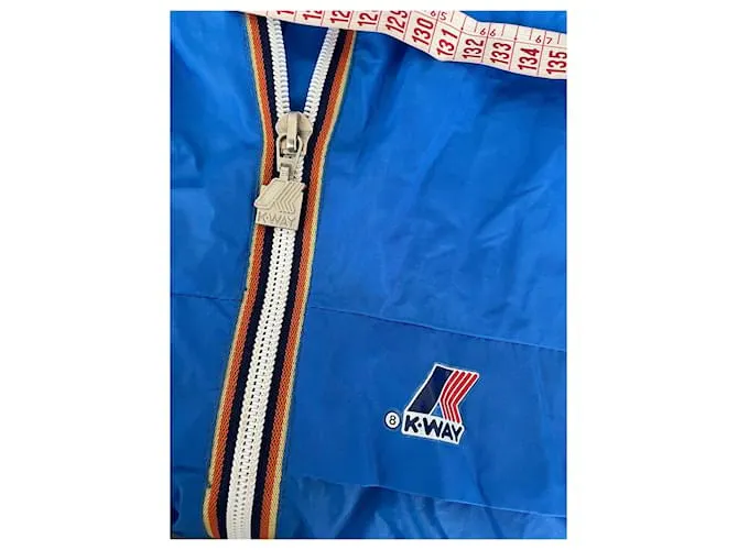 Cortavientos banana K-Way majorel talla azul 8 poliamida 