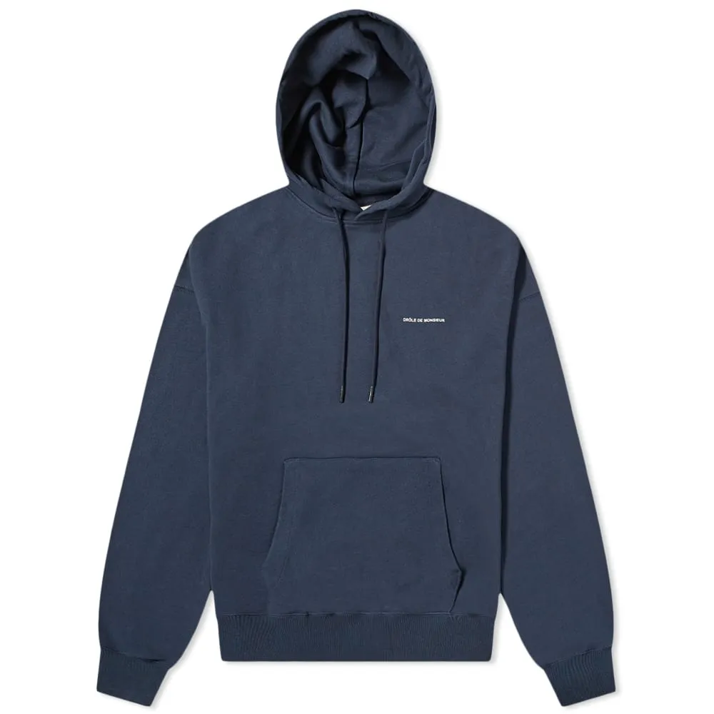Drôle de Monsieur Not From Paris Back Logo Popover Hoody