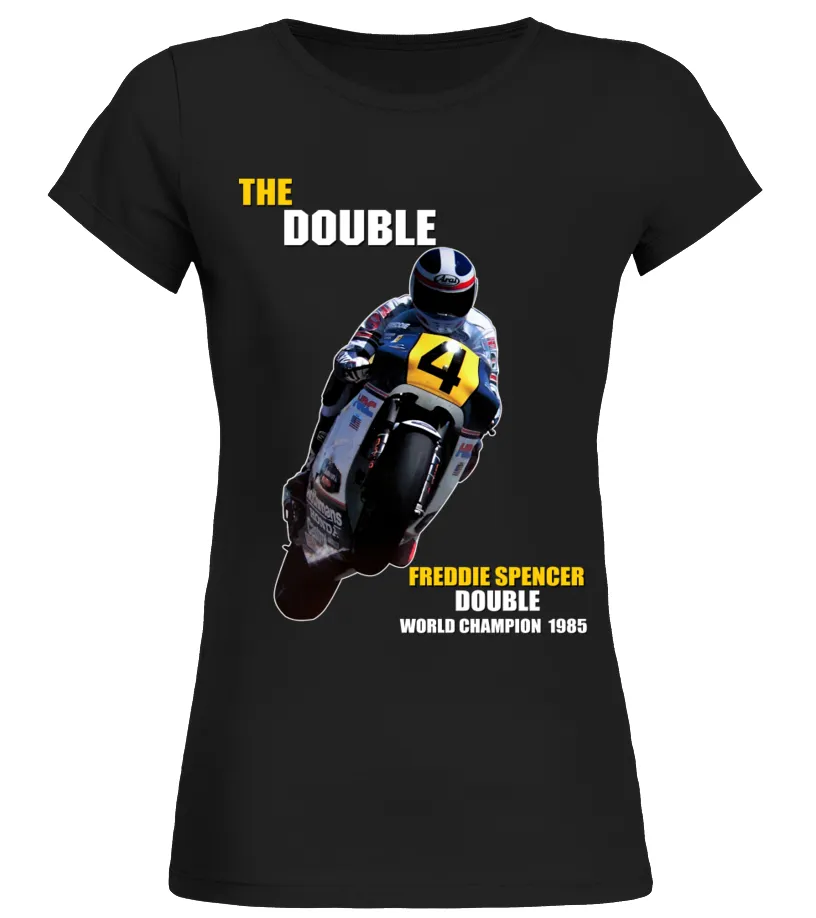 Freddie Spencer - MotoGP 1 (3) Camiseta cuello redondo Mujer