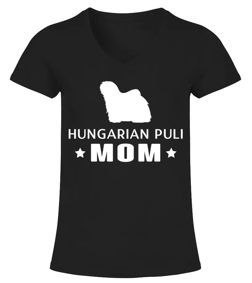 Hungarian Puli - Funny T-Shirt Camiseta cuello pico Mujer