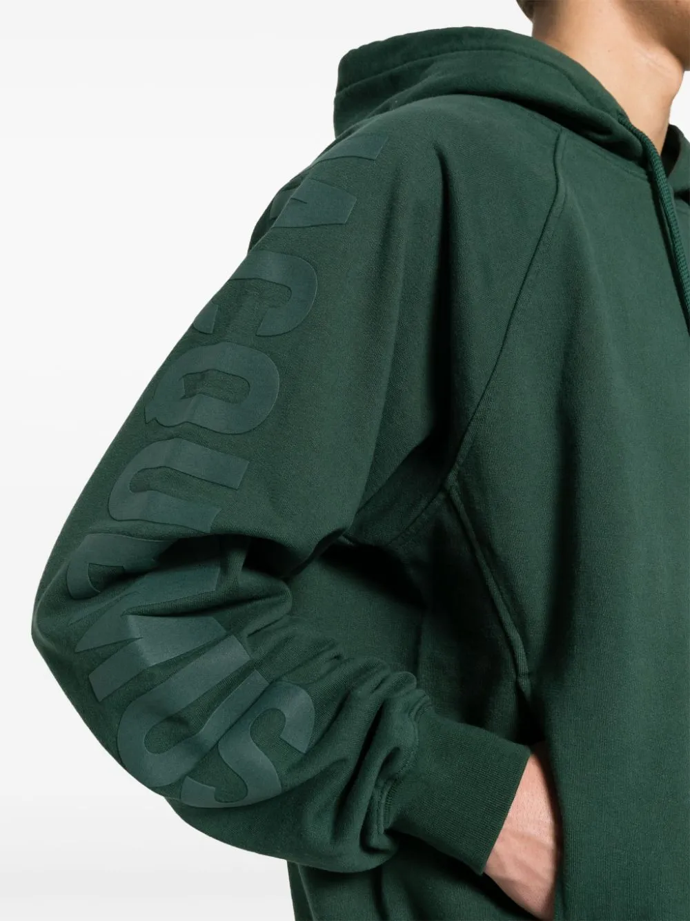 Jacquemus Le Hoodie Typo Dark Green