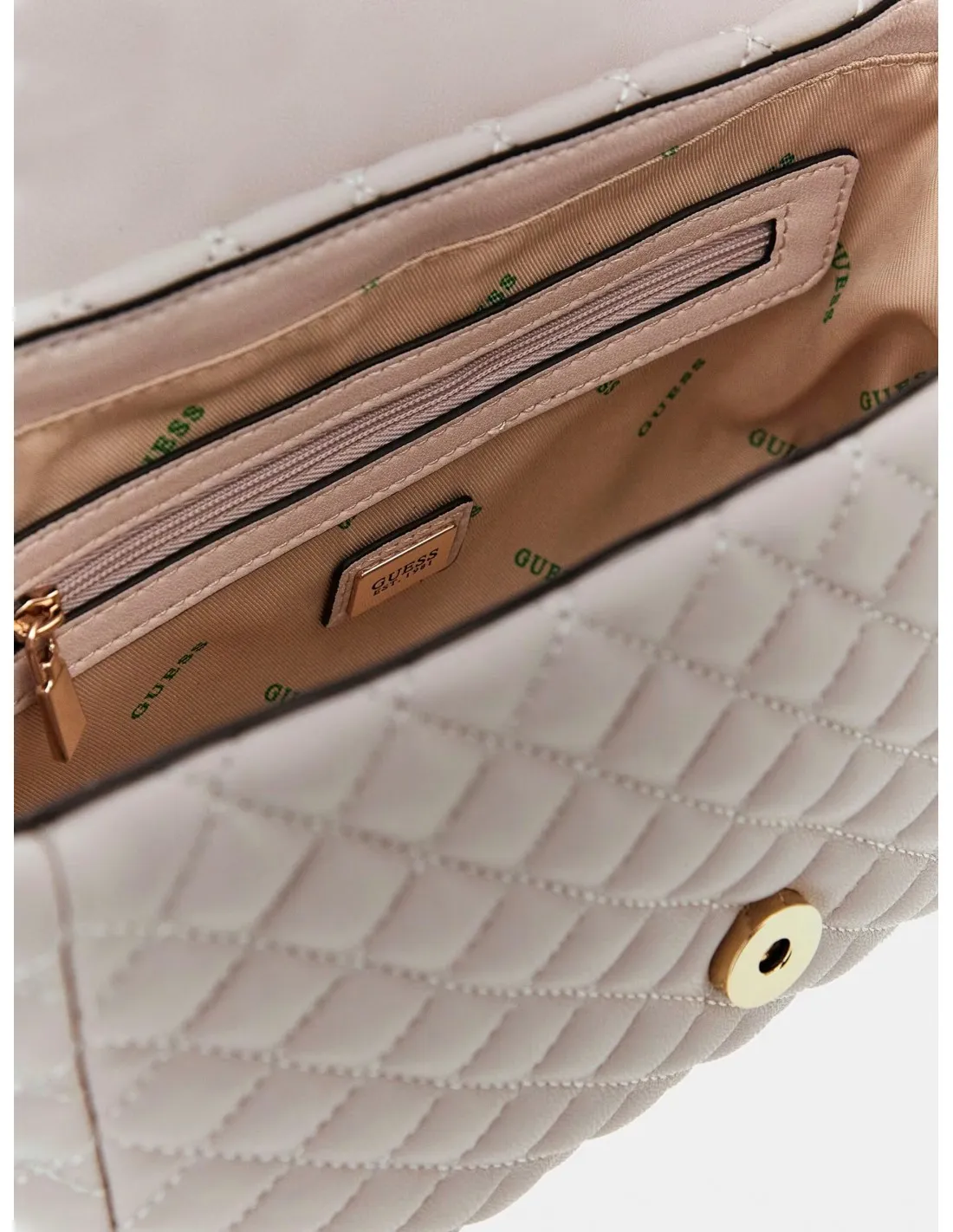Mini bandolera Eco Rianee pespunteada de Guess