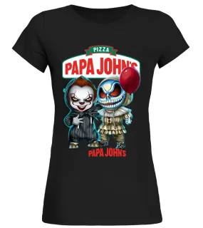 Papa John's Pizza Camiseta cuello redondo Mujer
