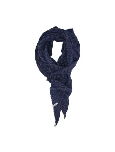 PIN 1876 BY BOTTO GIUSEPPE Bufanda Striped Diamond Mujer Blu Onda