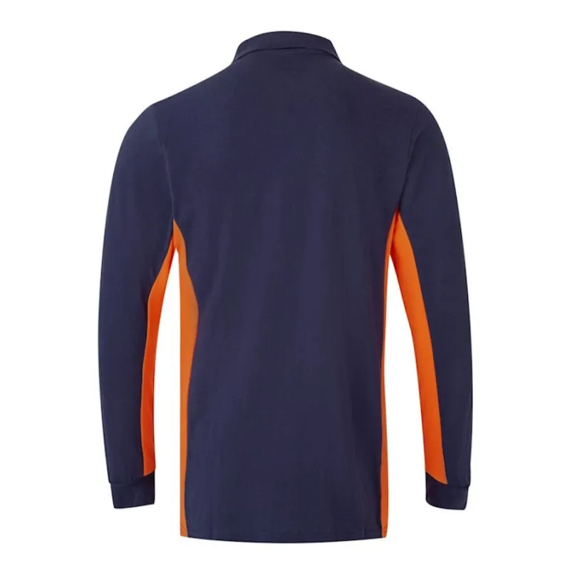 POLO M/L BICOLOR VELILLA 105514