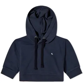 RAF SIMONS Cropped Embroidery Patch Hoody