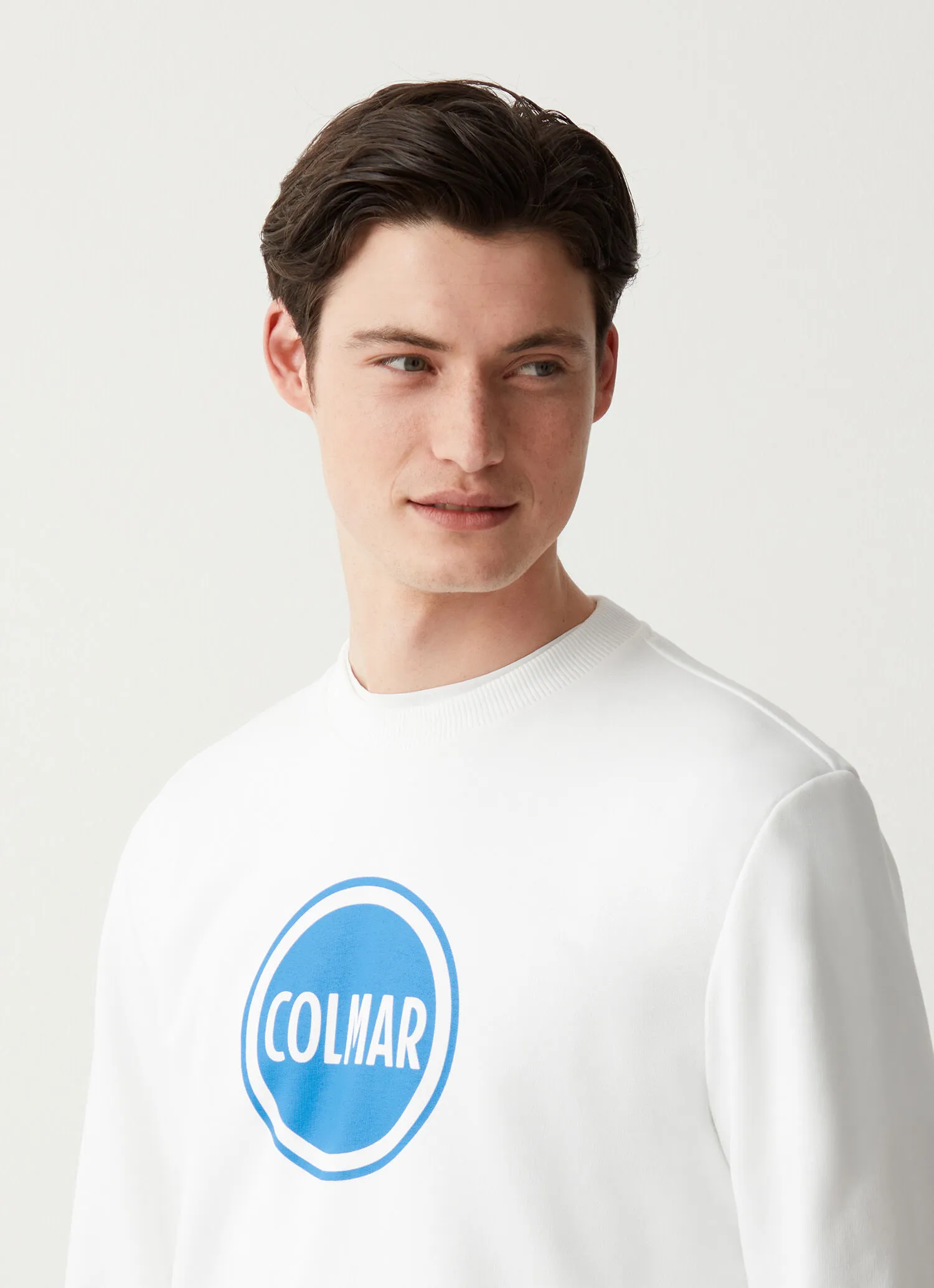 Sudadera de cuello redondo con logotipo Colmar