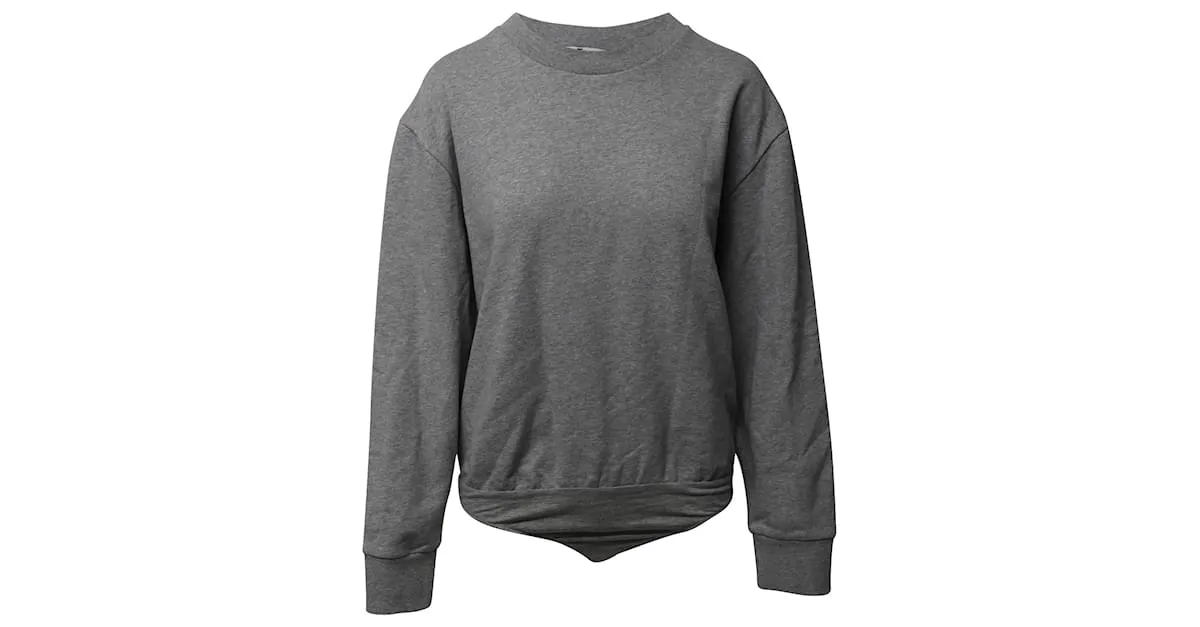 Sudadera T by Alexander Wang de algodón gris 