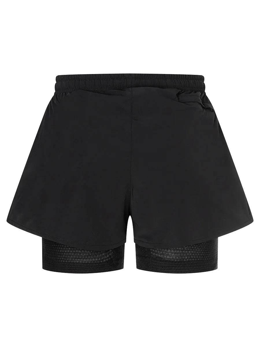 Super.natural W Double Layer Shorts Black