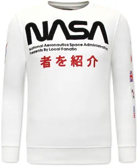 Sweater Hombre NASA International - 11-6505W  - Blanco