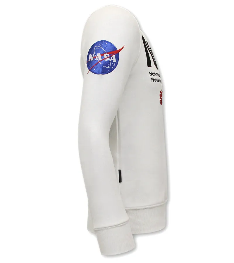 Sweater Hombre NASA International - 11-6505W  - Blanco