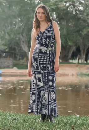 Vestido largo para mujer sisa